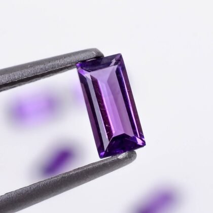 Amethyst natural purple gemstone 0.15ct Brazil origin