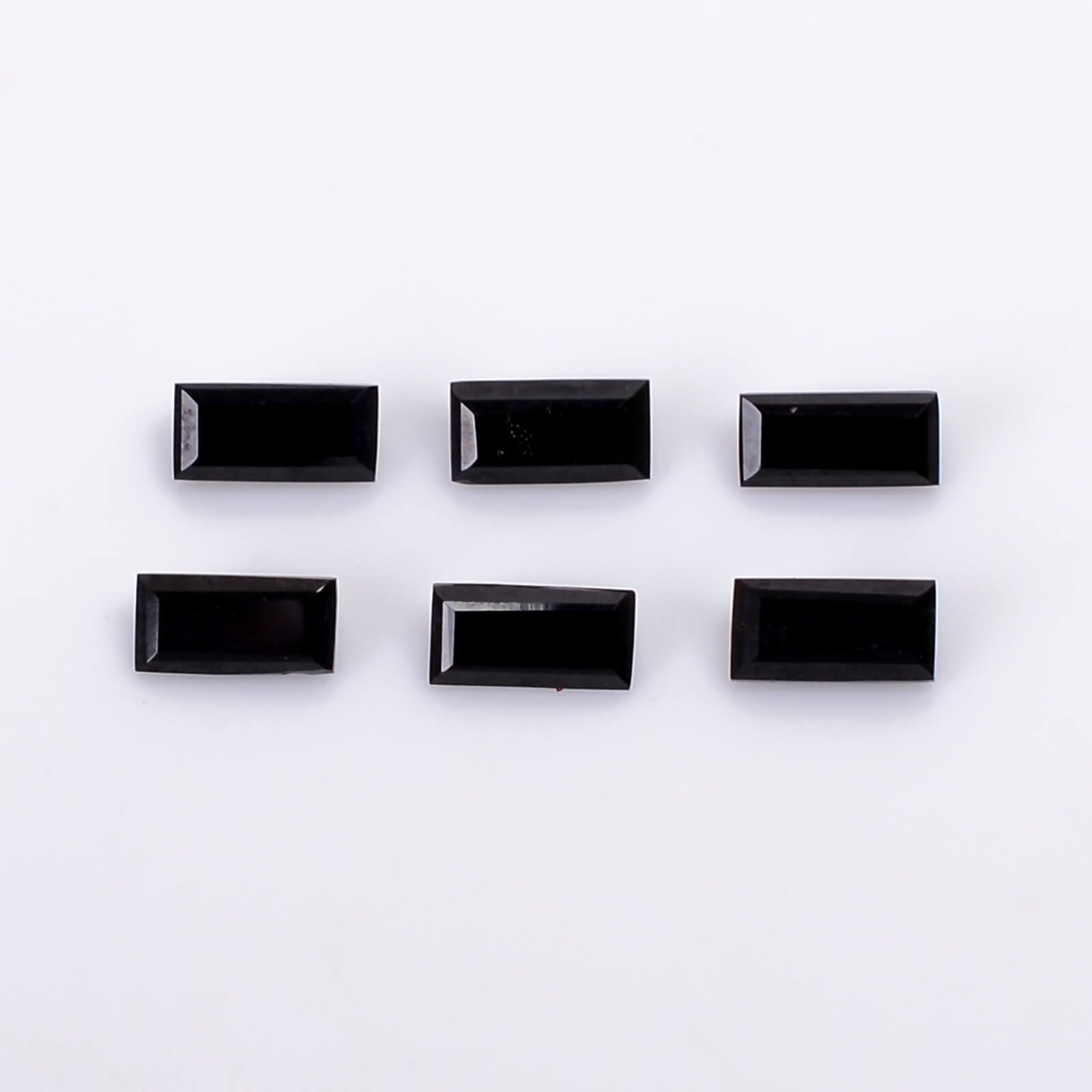 Natural Black Spinel 0.30 Ct Baguette Shape Gemstone for Jewelry