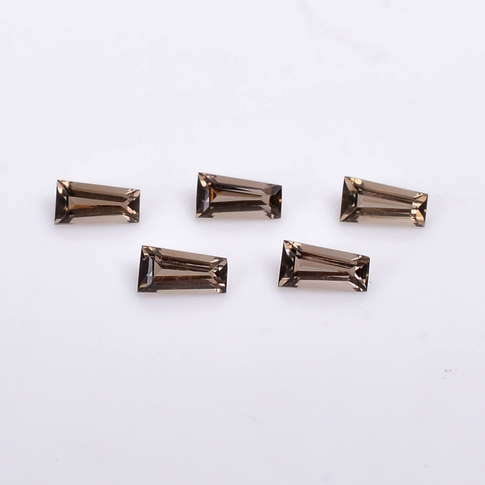 Buy Smoky Quartz Tapered Baguette Shape Loose Stone 2x3x4mm 0.10ct for Custom Jewelry