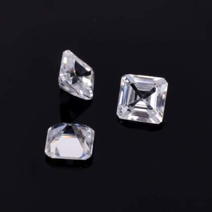 White Zircon 0.20 Carat Octagon Square Shape – Natural Loose Gemstone