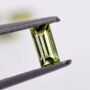 Buy Authentic Peridot Rectangle Baguette Gemstone 0.12 Carat Online