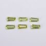 Natural Peridot Tapered Baguette Gemstone 2x3x4MM for Jewelry Making
