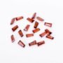 Red Garnet Tapered Cut 1.5x2x3 mm Loose Faceted Gemstone for Custom Jewelry