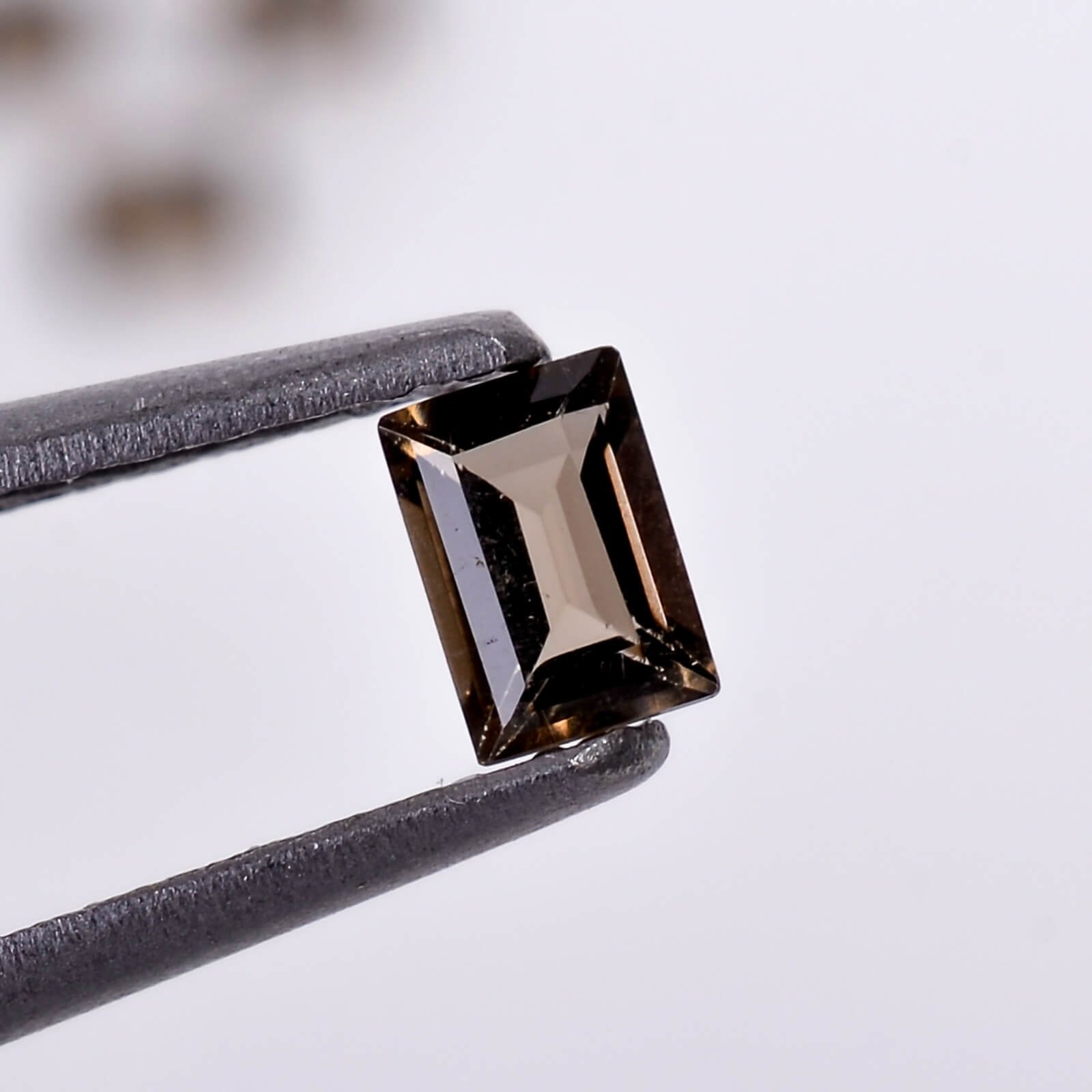 Buy Natural Smoky Quartz Baguette Cut Faceted Gemstone 2x4mm Loose Stone Online