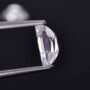 Natural White Zircon Jarkan Stone D Shape 0.35 Carat Loose Gem for Rings and Pendants
