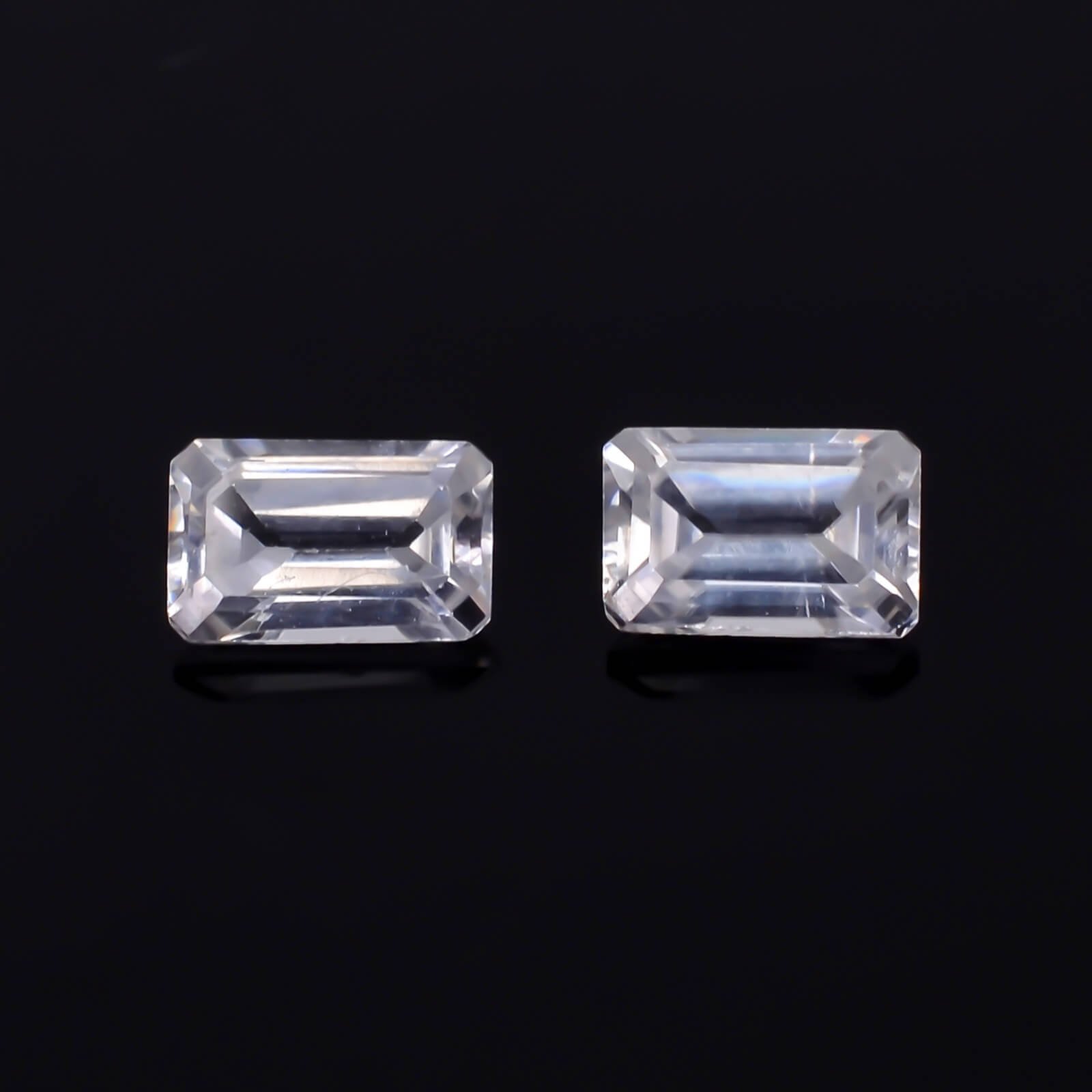High Quality White Natural Zircon Octagon 0.40 Carat Loose Gemstone Online