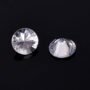 Authentic White Zircon Round Cut 0.15ct Gemstone for Engagement and Bridal Jewelry