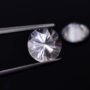 Natural White Zircon Round Gem 0.15 Carat with Worldwide Delivery, India, USA, UK