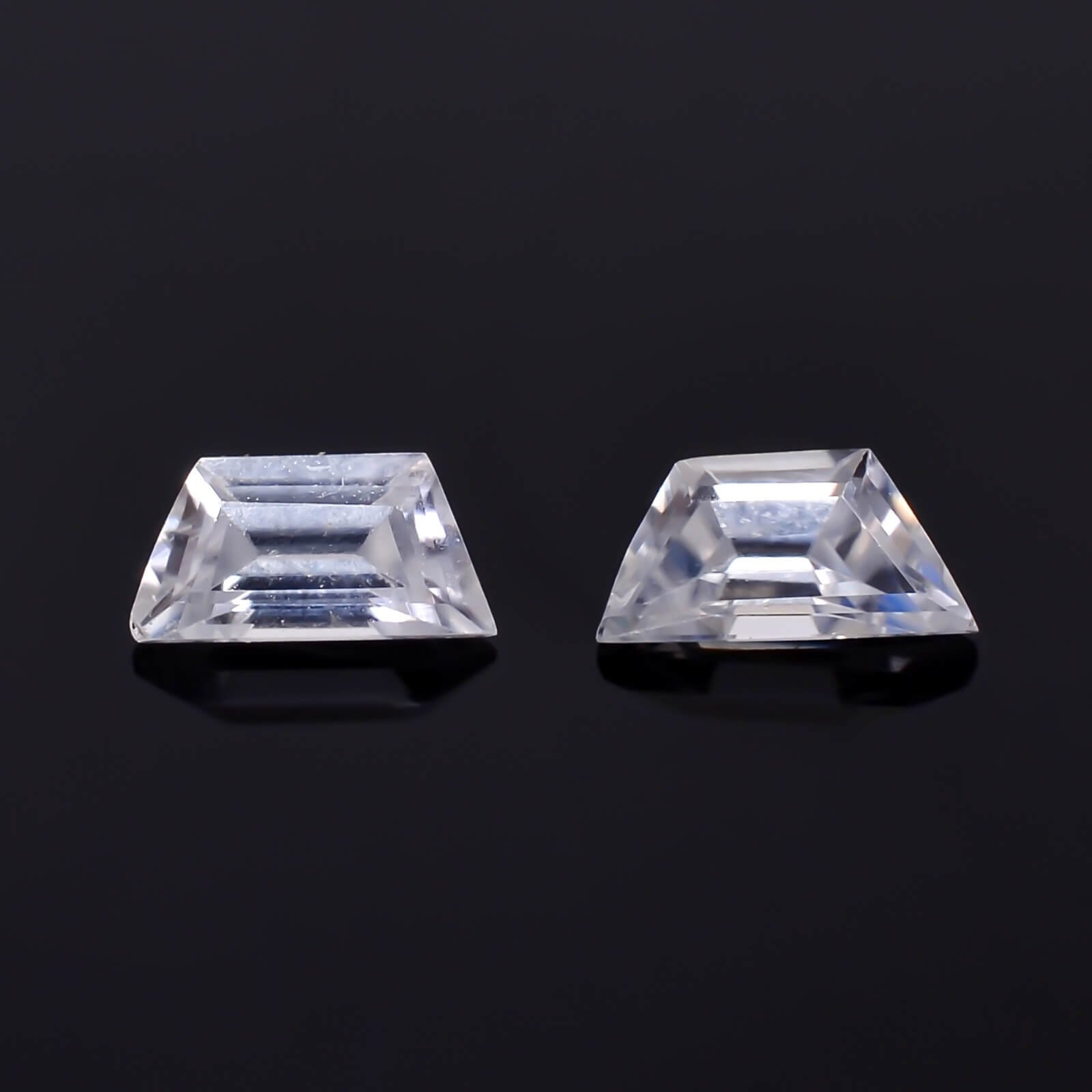 White Zircon Jarkan Gemstone Natural Loose Stone for Jewelry Making